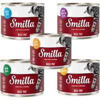 Produktbild von Smilla Katzen Nassfutter Rind Mixpaket 6 x 200 g getreidefrei ohne Zucker - 6 x 200 g