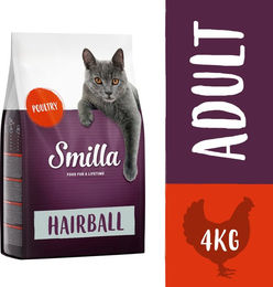 Smilla Katzenfutter Hairball Geflügel für adulte Katzen 4 kg – Bild 1 von 1