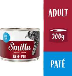 Smilla Katzenfutter Rind mit Fisch getreidefrei 6 x 200 g - 6 x 200 g – Bild 1 von 1