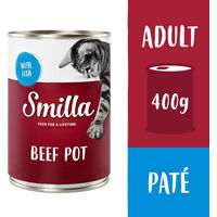 Produktbild von Smilla Katzenfutter Rind mit Fisch Getreidefrei und Ohne Zucker 6 x 400 g - 6 x 400 g