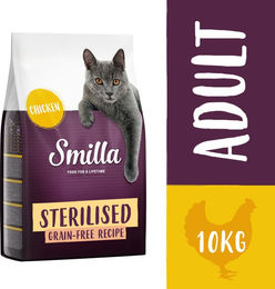 Smilla Katzenfutter Sterilised Huhn Getreidefrei Sensitive Adult 2 x 10 kg – Bild 1 von 1