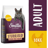 Produktbild von Smilla Katzenfutter Sterilised Huhn Getreidefrei Sensitive Adult 2 x 10 kg