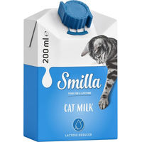 Produktbild von Smilla Katzenmilch mit Vitaminen zur Unterstützung der Verdauung 6 x 200 ml - 6 x 200 ml