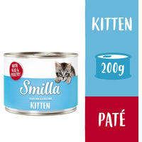 Produktbild von Smilla Kitten Nassfutter Geflügel und Kalb Getreidefrei ohne Zucker 24 x 200 g - 24 x 200 g