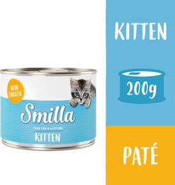 Smilla Kitten Nassfutter Huhn Getreidefrei und Ohne Zucker 24 x 200 g - 24 x 200 g – Bild 1 von 1