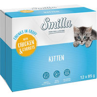 Produktbild von Smilla Kitten Nassfutter Huhn mit Karotten in Sauce getreidefrei 12 x 85 g - 24 x 85 g