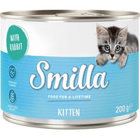 Produktbild von Smilla Kitten Nassfutter Kaninchen Getreidefrei und Ohne Zucker 24 x 200 g - 24 x 200 g
