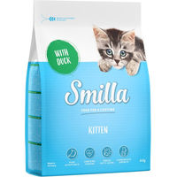 Produktbild von Smilla Kitten Trockenfutter Ente 4 kg ohne Farb- und Aromastoffe - 4 kg