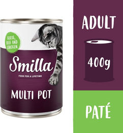 Smilla Multifleischtöpfchen Hund Nassfutter Gans Rind und Hühnchen Getreidefrei 6 x 400 g - 6 x 400 g – Bild 1 von 1