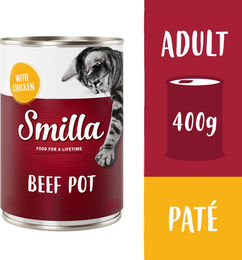 Smilla Nassfutter für Katzen Rind mit Huhn Getreidefrei 6 x 400 g - 6 x 400 g – Bild 1 von 1