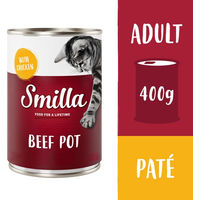 Produktbild von Smilla Nassfutter für Katzen Rind mit Huhn Getreidefrei 6 x 400 g - 6 x 400 g