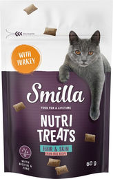 Produktbild von Smilla Nutri Treats Leckerli Hair & Skin für Hunde 60 g