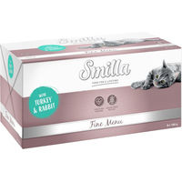 Produktbild von Smilla Schale Katzenfutter Huhn getreidefrei und laktosefrei 8 x 100 g