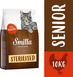 Smilla Senior Sterilised Katzenfutter Geflügel 2 x 10 kg – Bild 1 von 1