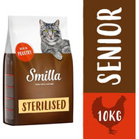 Produktbild von Smilla Senior Sterilised Katzenfutter Geflügel 2 x 10 kg