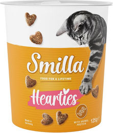Produktbild von Smilla Snacks Hearties Geflügel Leckerli Sparpaket 3 x 125 g - 3 x 125 g