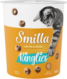 Produktbild von Smilla Snacks Ringlies Leckerli mit Huhn Ente und Wachtel 3 x 125 g - 3 x 125 g