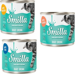 Produktbild von Smilla Soup Daily Drink Flüssignahrung Mixpaket für Katzen 24 x 140 ml