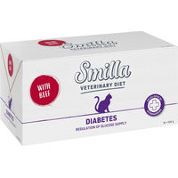 Produktbild von Smilla Veterinary Diet Diabetes Nassfutter für erwachsene Katzen 8 x 100 g - 8 x 100 g