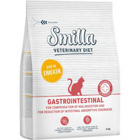 Produktbild von Smilla Veterinary Diet Gastrointestinal Huhn Trockenfutter für erwachsene Katzen 4 kg - 4 kg