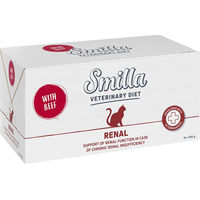 Produktbild von Smilla Veterinary Diet Renal Rind Nassfutter für erwachsene Katzen 8 x 100 g - 8 x 100 g