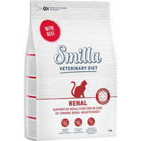 Produktbild von Smilla Veterinary Diet Renal Rind Trockenfutter für Katzen Adult 2 x 4 kg - 2 x 4 kg