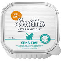 Produktbild von Smilla Veterinary Diet Sensitive Pute Katzenfutter für adulte Katzen 24 x 100 g - 24 x 100 g