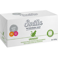 Produktbild von Smilla Veterinary Diet Urinary Nassfutter für Katzen Adult Pute und Kalb Mixpaket 8 x 100 g - 8 x 100 g