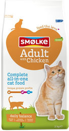 Smølke Adult Katzenfutter Huhn mit Reis 10 kg ohne Farb- und Aromastoffe sowie Konservierungsstoffe - 10 kg – Bild 1 von 3