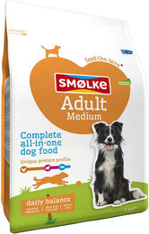 Produktbild von Smølke Hund Adult Medium Hundefutter mit Huhn Fisch und Lamm glutenfrei 3 kg - 3 kg