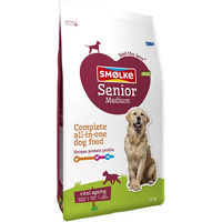 Produktbild von Smølke Hund Senior Medium Trockenfutter mit Fisch, Huhn und Lamm, glutenfrei, 2 x 12 kg - 2 x 12 kg
