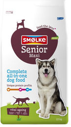 Smølke Hundefutter Senior Maxi mit Huhn Fisch und Lamm glutenfrei 12 kg - 2 x 12 kg – Bild 1 von 3