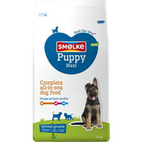 Produktbild von Smølke Puppy Maxi Hundefutter Trockenfutter für Welpen mit Huhn Fisch und Lamm glutenfrei 12 kg - 12 kg