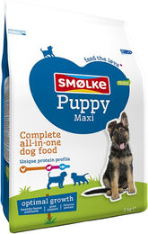 Produktbild von Smølke Puppy Maxi Trockenfutter für große Welpen mit Huhn, Fisch und Lamm glutenfrei 3 kg - 3 kg