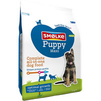 Produktbild von Smølke Puppy Maxi Trockenfutter für große Welpen mit Huhn, Fisch und Lamm glutenfrei 3 kg - 3 kg