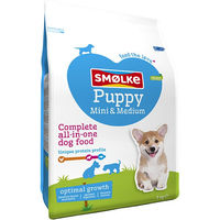 Produktbild von Smølke Puppy Mini-Medium Trockenfutter für Welpen mit Huhn Fisch und Lamm glutenfrei 3 kg - 3 kg