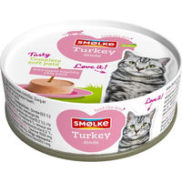 Produktbild von Smølke Soft Paté Katzenfutter Pute 24 x 80 g