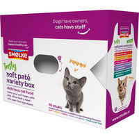 Produktbild von Smølke Soft Paté Variationsbox Fisch Pastete für Katzen Adult 16 x 80 g - 16 x 80 g