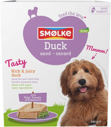 Smølke Tasty Hundefutter Ente 10 x 395 g – Bild 1 von 2