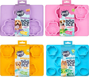 Produktbild von Smoofl Eisform für Hunde aus Silikon Mini Bunt XS
