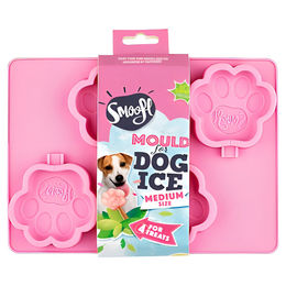 Smoofl Eisform für Hunde aus Silikon Rosa Medium – Bild 1 von 2