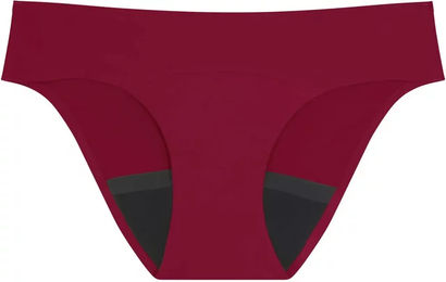 Produktbild von Smoon Artémis Menstruations-Slip für Damen in Rot Größe XS OEKO-TEX Standard 100
