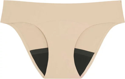 Produktbild von Smoon Artémis Menstruations-Slip für Damen wasserabweisend Beige Größe M