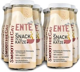 SmoothieCat Katzen Leckerli Ente für alle Altersstufen 6x 150 ml – Bild 1 von 3