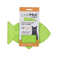 Produktbild von SmoothieCat Katzen Smoothie 12er Mix mit Lickimat Casper Grün - Flüssignahrung für Katzen mit Huhn, Ente und Fisch - Zucker- & glutenfrei - 12 x 150ml - 12 x 150 ml