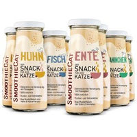 Produktbild von SmoothieCat Mix Flüssiges Katzenfutter mit Huhn Ente Fisch und Kaninchen 8x150 g