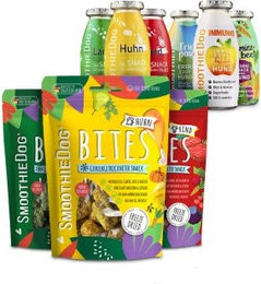 SmoothieDog Belohnungssnack Set mit Smoothie Mix und Bites Klassik für Hunde getreidefrei und ohne Zucker – Bild 1 von 3