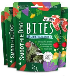 SmoothieDog Bites Hund Belohnungssnack Lamm Getreidefrei Monoprotein 4x 40g – Bild 1 von 3