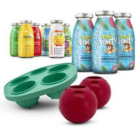Produktbild von SmoothieDog Funktionssnack Mix-Paket für Hunde ohne Zucker mit Schleckball 2 Stück und 9x 250 ml Smoothie-Set