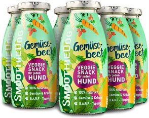 SmoothieDog Gemüsebeet Hund Nahrungsergänzung Vegan Getreidefrei 6x250 ml - 6 x 250 ml – Bild 1 von 3